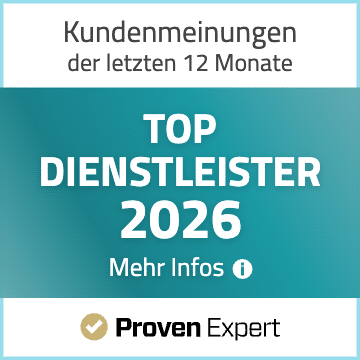 ProvenExpert Top Dienstleister 2026