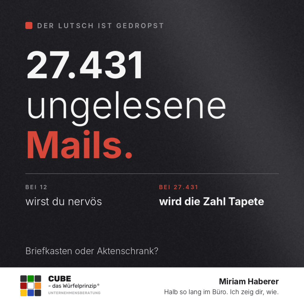 27.431 ungelesene Mails im Posteingang